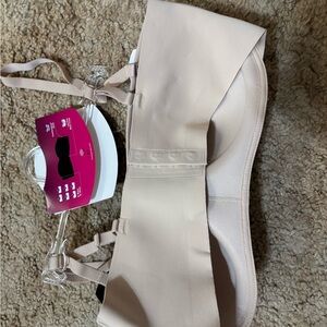 Beige Strapless Bra
